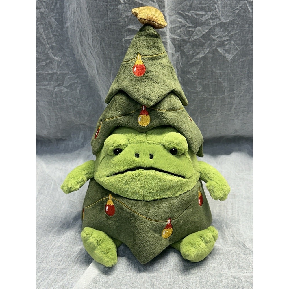 Jellycat Christmas Tree Ricky Rain Frog - NWT New w Tags - Holiday - Authentic